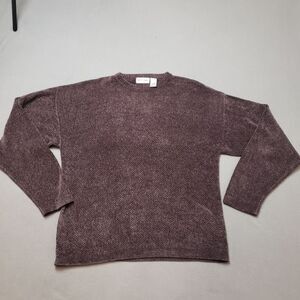 Mens PIERRE CARDIN Chenille Grandpa Sweater Sz Lrg